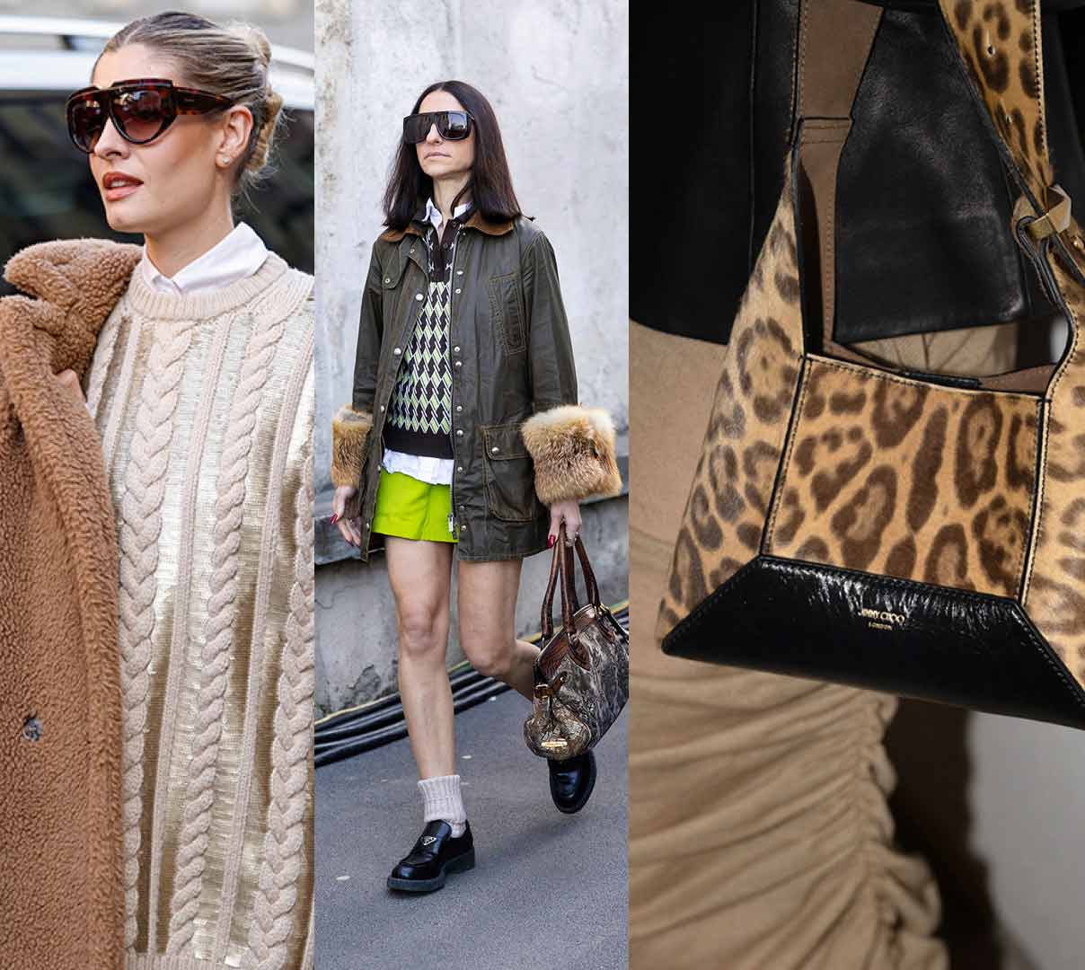 Streetfashionbilleder med efterårsmodens største tendenser 